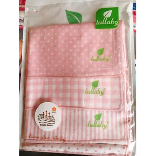 [Lullaby] Set 4 Khăn mặt Xô cao cấp cho bé Lullaby (27x27cm)