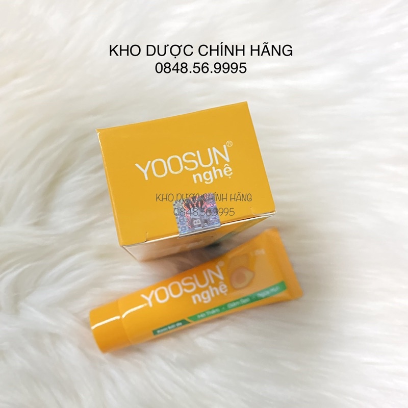 KEM NGHỆ YOOSUN tuýp 25g - giảm thâm, ngừa mụn, ngừa sẹo từ tinh chất nghệ, có thêm vaseline dưỡng da, làm mềm mịn da