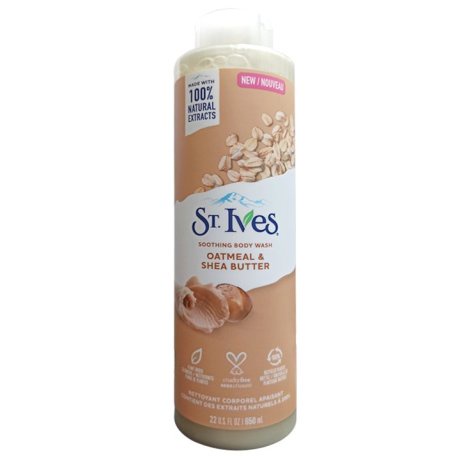 Sữa tắm St.Ives (Yến Mạch & Bơ Hạt Mỡ) dưỡng ẩm da 650ml của Mỹ