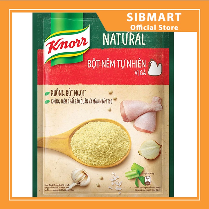 [ MÓN NGON MỖI NGÀY ] Bột nêm tự nhiên vị gà Knorr Natural gói 330g - Sinmart Official Store - SX0078