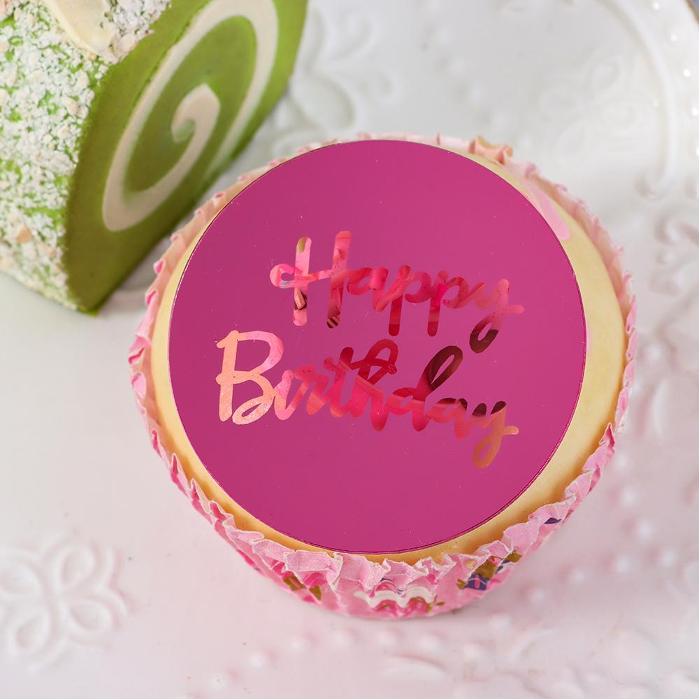 Set 10 que cắm bánh cupcake KUNHEV trang trí nhiều hình dạng và màu sắc