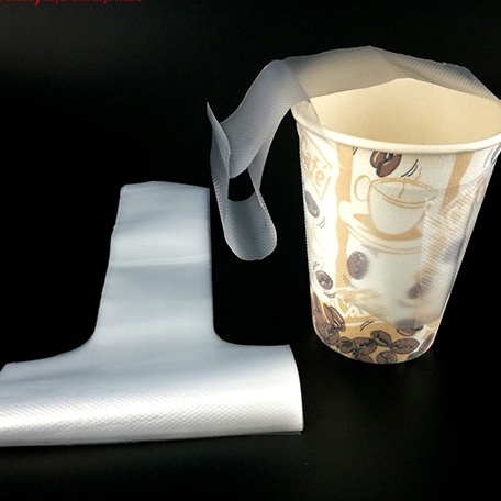 Túi CHỮ T đựng ly nắp cầu, túi đựng ly cà phê