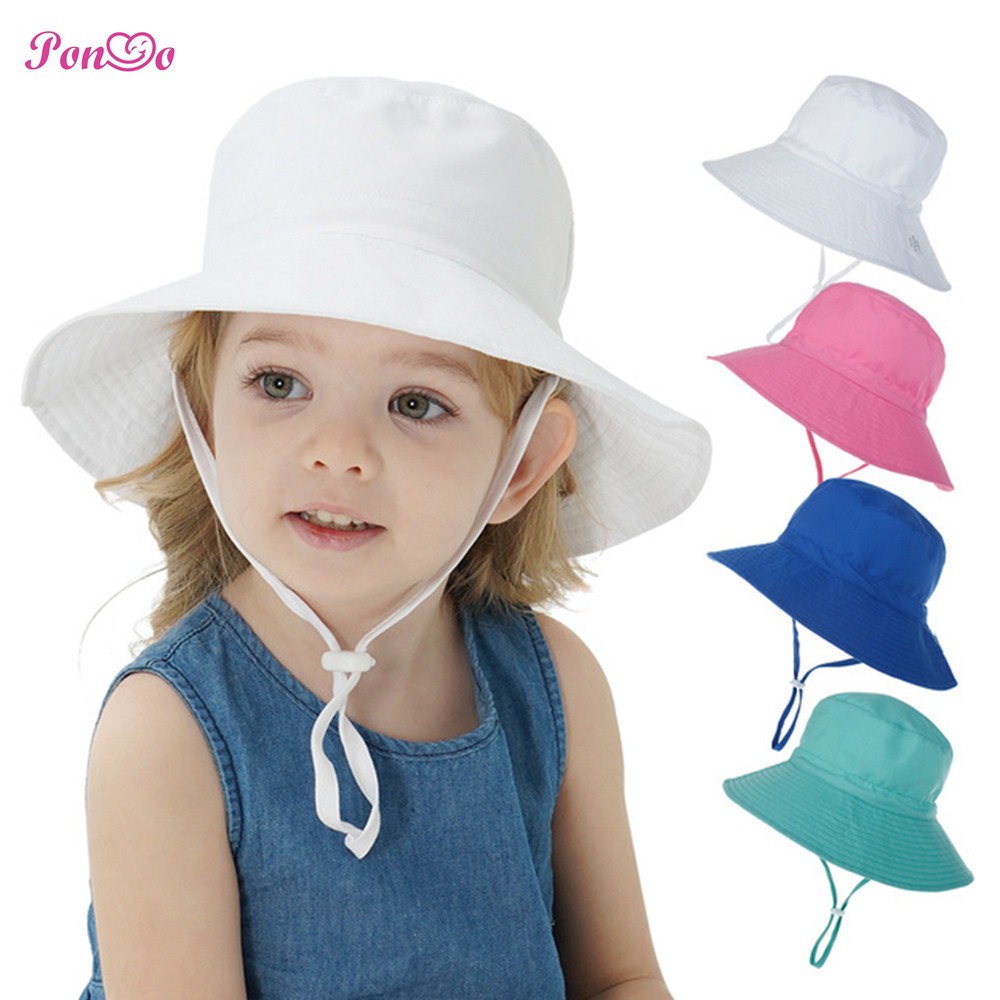 Mũ Bucket Chống Nắng Thoáng Khí Nhanh Khô Dành Cho Bé 0-6 Tuổi