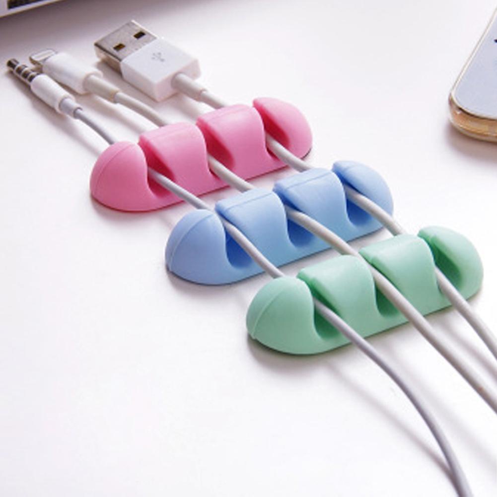Kẹp Giữ Dây Cáp Chất Liệu Silicone Tự Dính Tiện Dụng