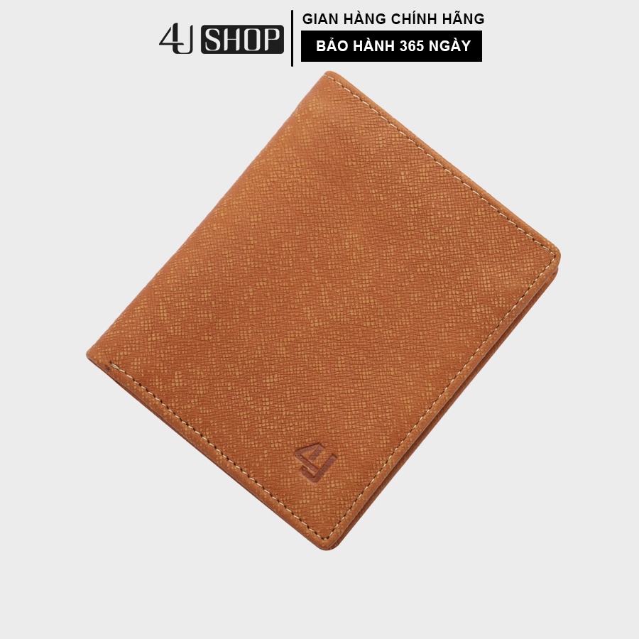 Ví Nam Đứng Da Bò 4U Nhiều Ngăn Thời Trang FB163 (đen - nâu - nâu bò)