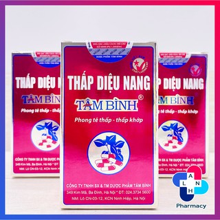 THẤP DIỆU NANG TÂM BÌNH - Viên uống hỗ trợ phong tê thấp, thấp khớp.