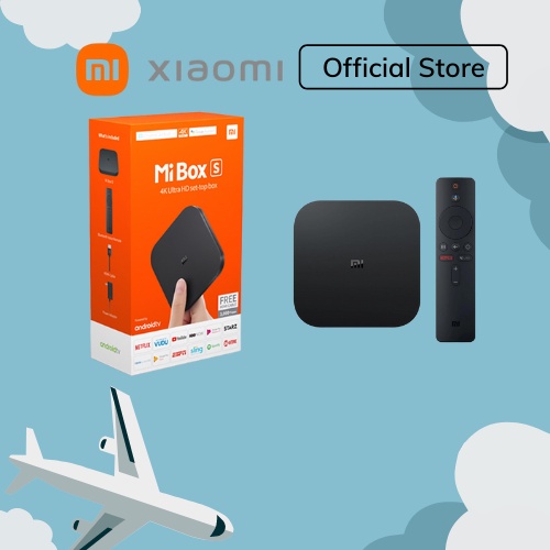 Android Tivi Box Xiaomi Mibox S 4K Tiếng Việt - Bảo hành 12 tháng chính hãng