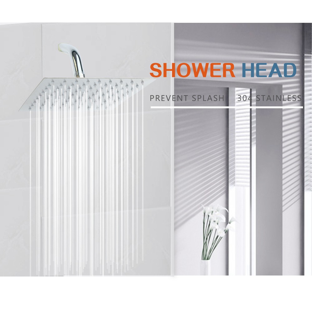 Đầu Vòi Hoa Sen Inox 6 Inch 8 Inch | BigBuy360 - bigbuy360.vn