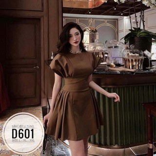 Bigsize Đầm xếp li tùng D601