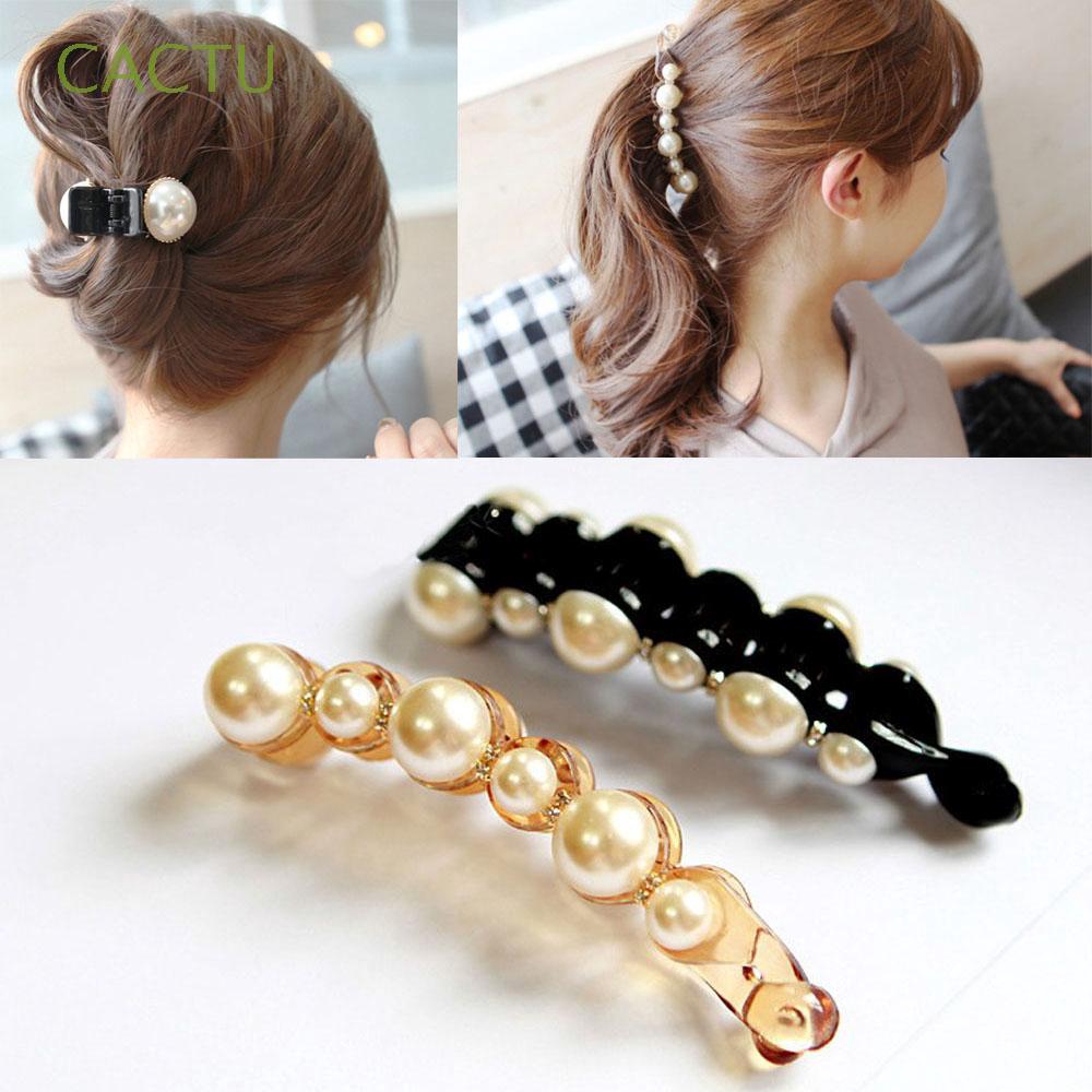 Fashion Gifts Jewelry Women Girls | Pearl Hair Claw Hair Claw