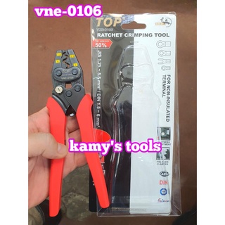 Kìm bấm cos nhanh trợ lực số 6 top 1.5 - 6mm2 model vne-0106, kìm bấm đầu cote