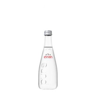 Nước suối Pháp thương hiệu Evian chai thuỷ tinh 330ml - 750ml