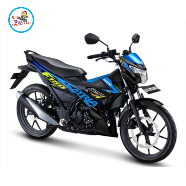 [SHIN DECAL] Tem xe satria fi 2021 xanh đen
