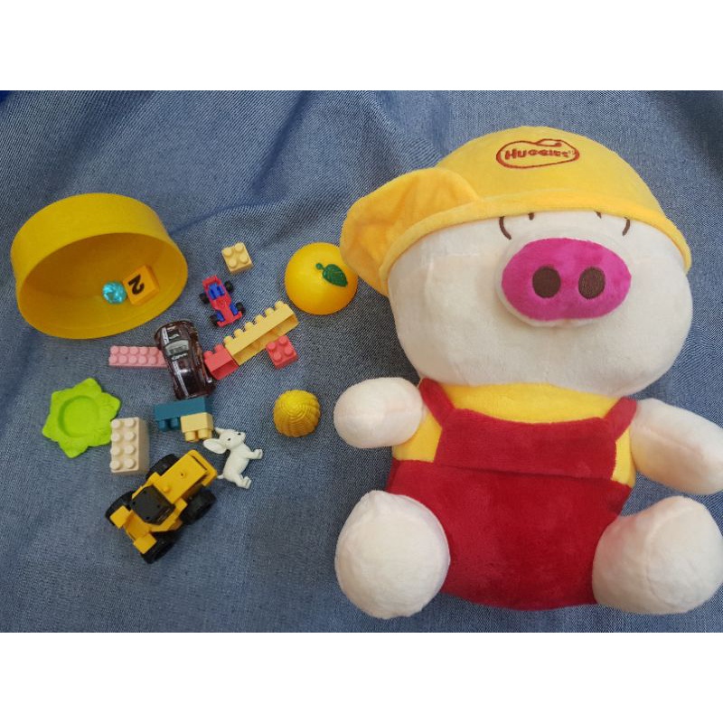 thú bông heo vui nhộn mẫu ngẫu nhiên quà tặng Huggies