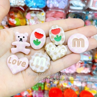 Charm hồng - nâu