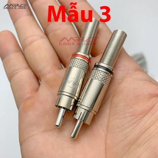 Rắc Bông Sen AV đuôi lò xo mạ vàng, giá 1 cặp. J-RCA