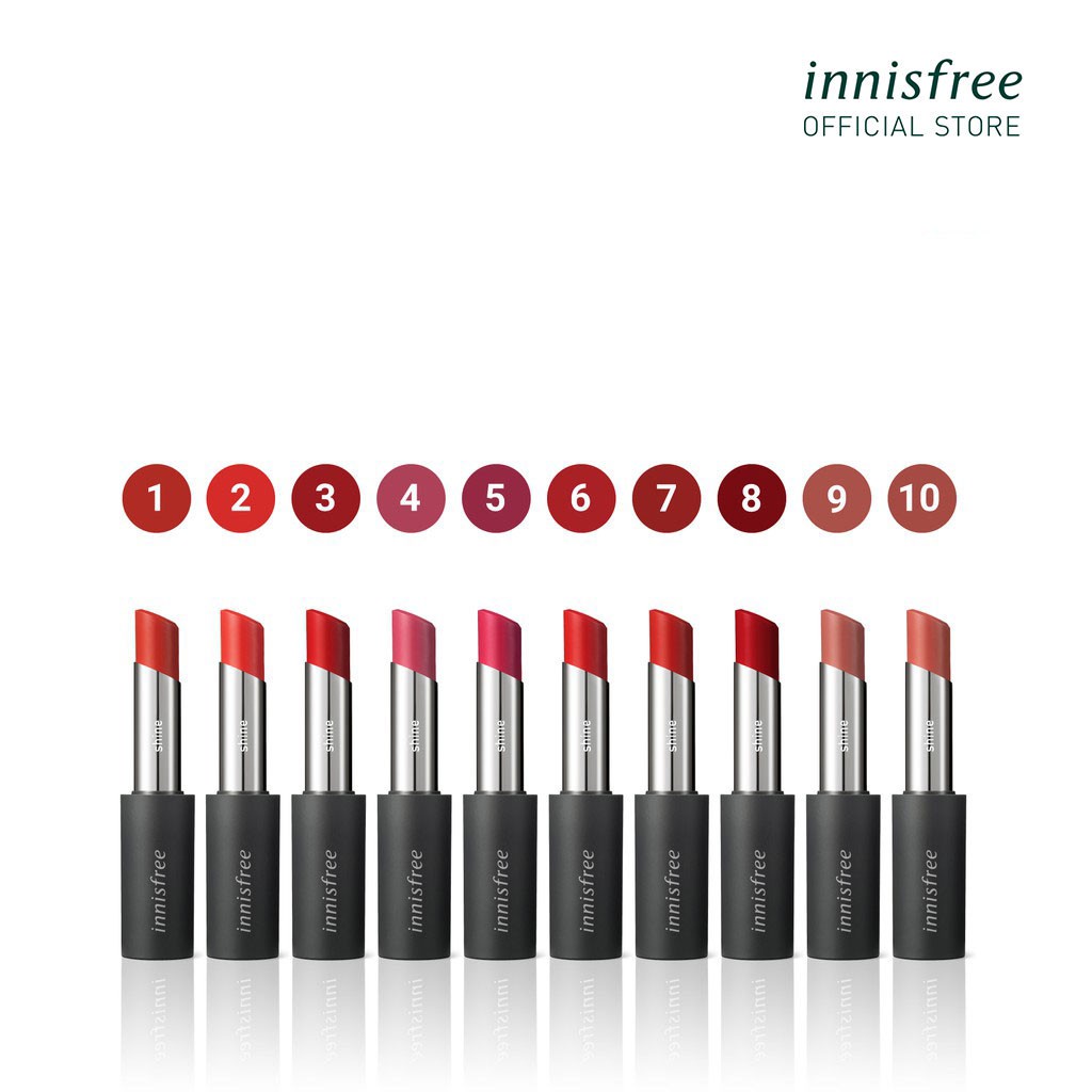 [Mã COSIF05 giảm 10% đơn 400K] Son môi ẩm mượt innisfree Real Fit Shine Lipstick 3.3g