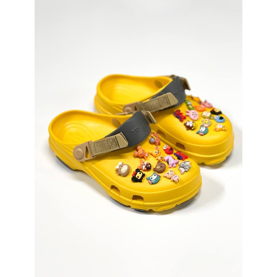 Dép Crocs All Terrain Clog Chính Hãng, thiết kệ nhựa phối quai vải, đúc nguyên đôi nhẹ bền , đế chống trơn trượt | BigBuy360 - bigbuy360.vn