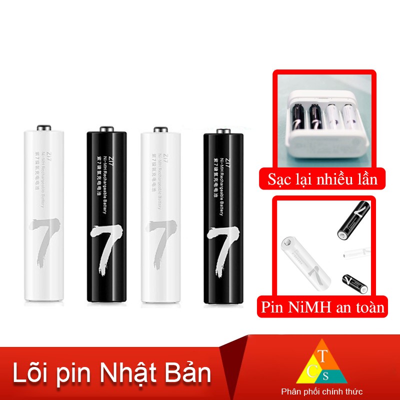 ✑▫◇Pin AAA Xiaomi Zi7 sạc được nhiều lần chính hãng