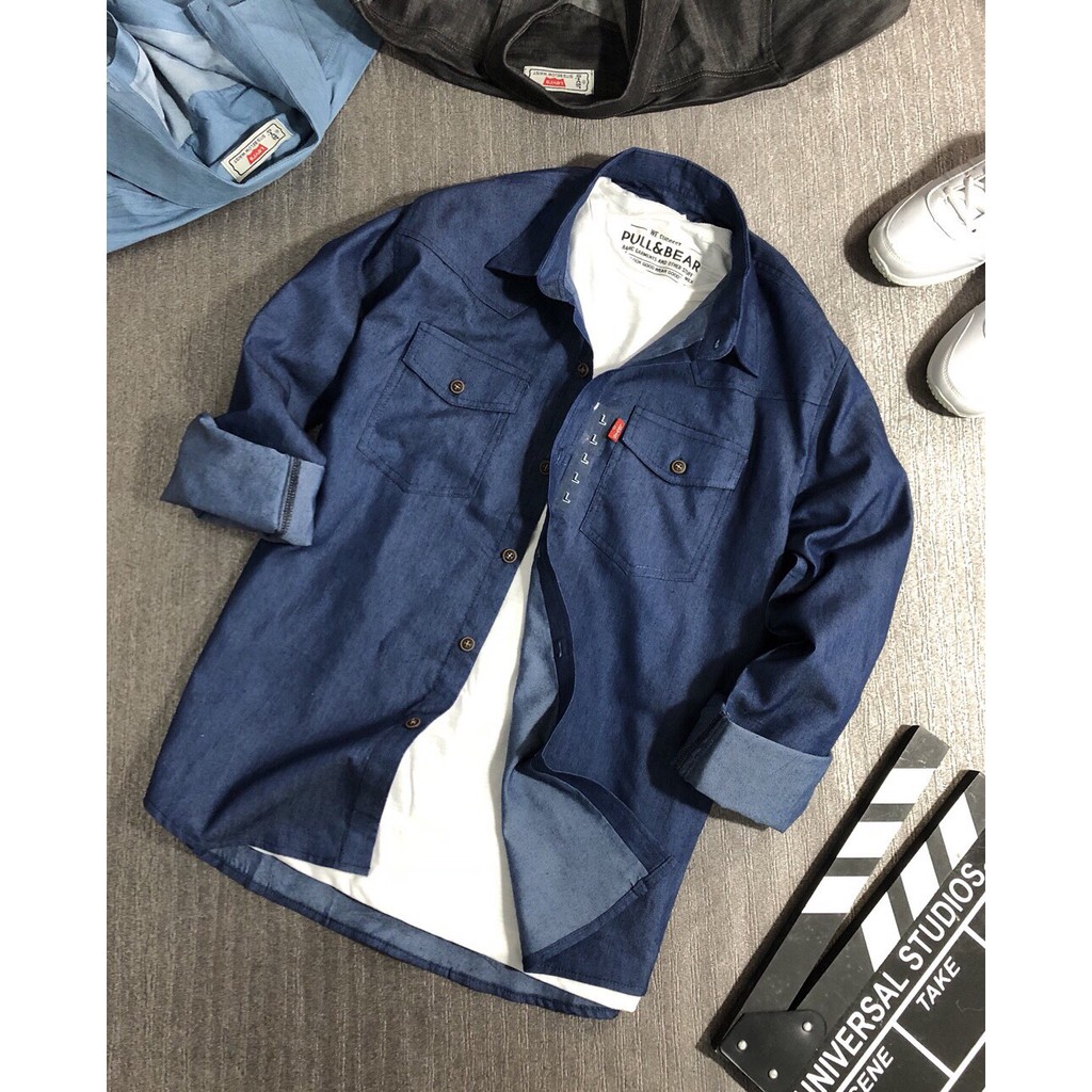 Áo Sơ Mi Nam Jean Chất Vải Xịn, Áo Bao Đẹp | BigBuy360 - bigbuy360.vn