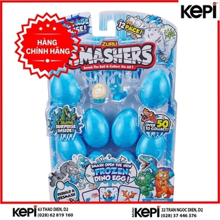 [ Nhập Mã KEPI25K Hỗ Trợ Giao Hàng ] Mô Hình Trứng Khủng Long Smashers Hộp 8 Cái / Smashers Dino 8Pk