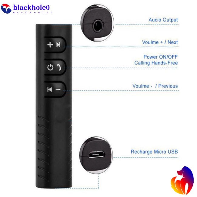 Thiết bị nhận tín hiệu âm thanh Bluetooth 3.5mm cho xe hơi