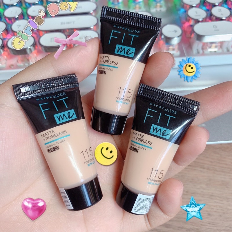 Kem Nền Maybelline Mịn Nhẹ Kiềm Dầu Chống Nắng Matte màu 115