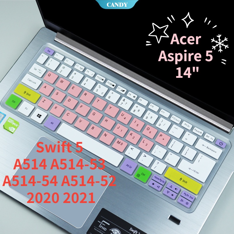 Ốp Máy Tính Bảng Silicone Trong Suốt Cho Acer Aspire 5 A514 A514-53 A514-54 A514-52 Swift 5 14" 2021