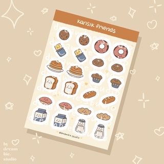 Dreambie | kansik friends sticker sheet | hình dán nhân vật
