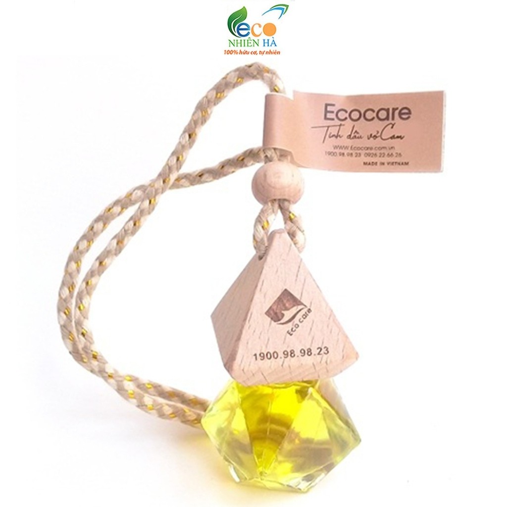 Tinh dầu ECOCARE 7ml sả chanh, tinh dầu thơm phòng, treo xe giúp đuổi muỗi, khử khuẩn