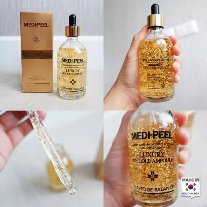 Serum vàng 24k Gold MEDIPEEL làm trắng da chống lão hóa tái tạo và săn chắc da Hàn Quốc 100ml
