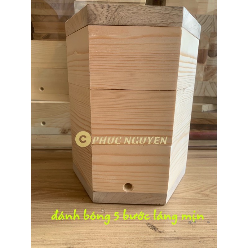 thùng ong dú lục giác - stingless bee box