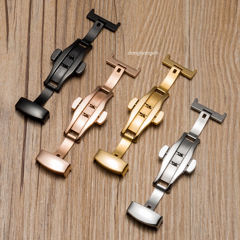 Khóa Gài Tự Động 16mm 18mm 20mm 22mm 24mm Cho Dây Đeo Đồng Hồ