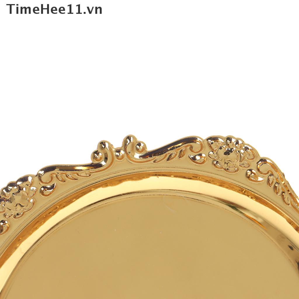 Set 11 Đĩa Sắt Bóng Đựng Trái Cây / Bánh Kẹo / Món Tráng Miệng Cho Tiệc Tùng