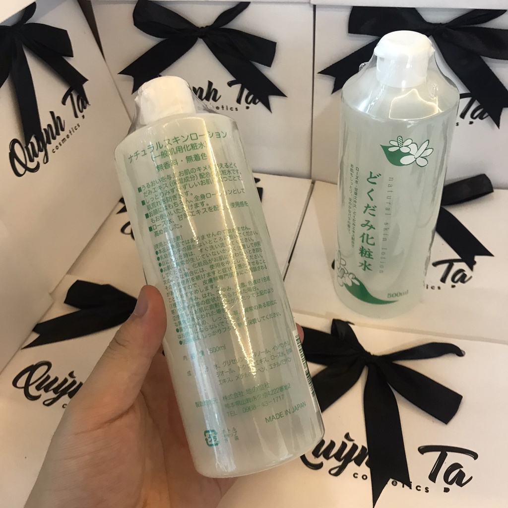 Nước Hoa Hồng ❤️FREESHIP❤️ Toner Diếp Cá Nhật Bản DOKUDAMI NATURAL SKIN LOTION 500ml SP22 | BigBuy360 - bigbuy360.vn
