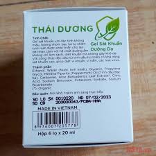 GEL RỬA TAY KHÔ NANO BẠC THÁI DƯƠNG ( hộp 6 lọ x 20ml ) | BigBuy360 - bigbuy360.vn