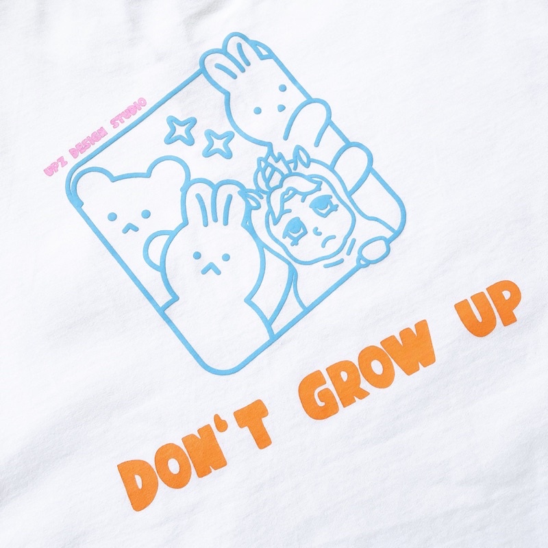UPZ Áo Thun Tuổi Thơ &quot;Don't Grow Up&quot; (4 Màu)
