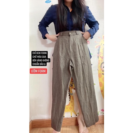 Quần công sở lưng cao size M.A05