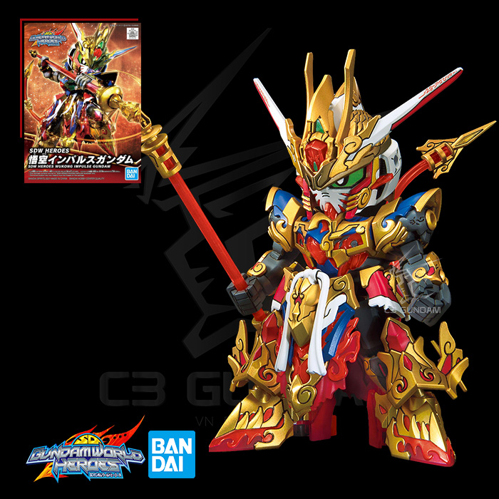 MÔ HÌNH LẮP RÁP GUNDAM BANDAI SD WORLD HEROES 01 WUKONG IMPULSE GUNDAM SDWH SDW HEROES GUNPLA CHÍNH HÃNG NHẬT BẢN