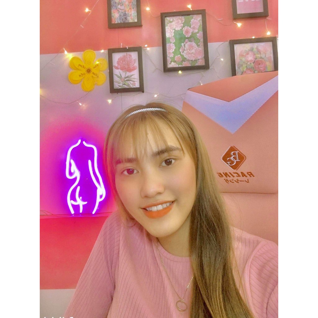 Đèn Neon Sign Trang Trí thiếu nữ Sexy | Decor phòng ngủ | Đèn ngủ để bàn | Quà Tặng Cực Chất - HEBO Art Lighting