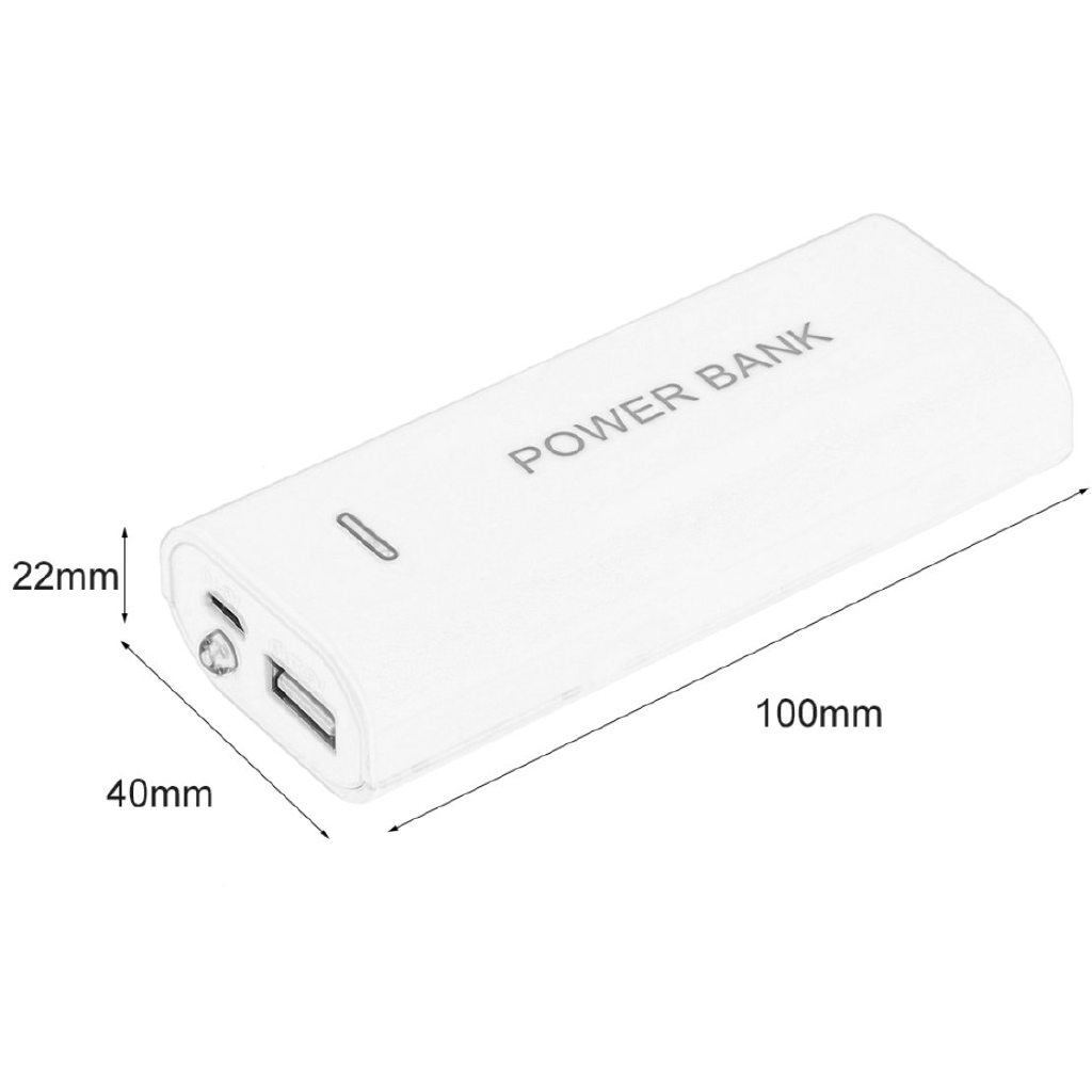 Hộp đựng pin sạc dự phòng cổng USB chất lượng cao 226
