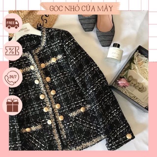 (HÀNG ORDER) Áo khoác dạ tweed cao cấp GNCM