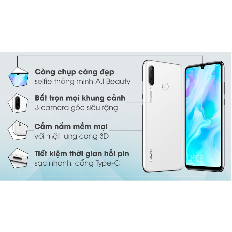 Điện thoại Huawei P30 lite  Ram 6G/128GB máy chính hãng