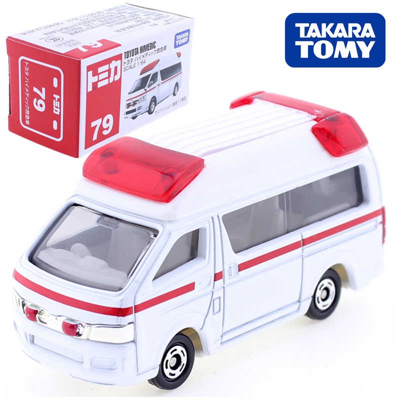 Xe mô hình Tomica xe cứu thương Tomica No.79 741398 Fullbox Chính Hãng Takara Tomy - Victoys