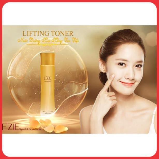 Nước hoa hồng làm trắng làm sạch và cải thiện nếp nhăn Ezie Lifting Toner 150ml