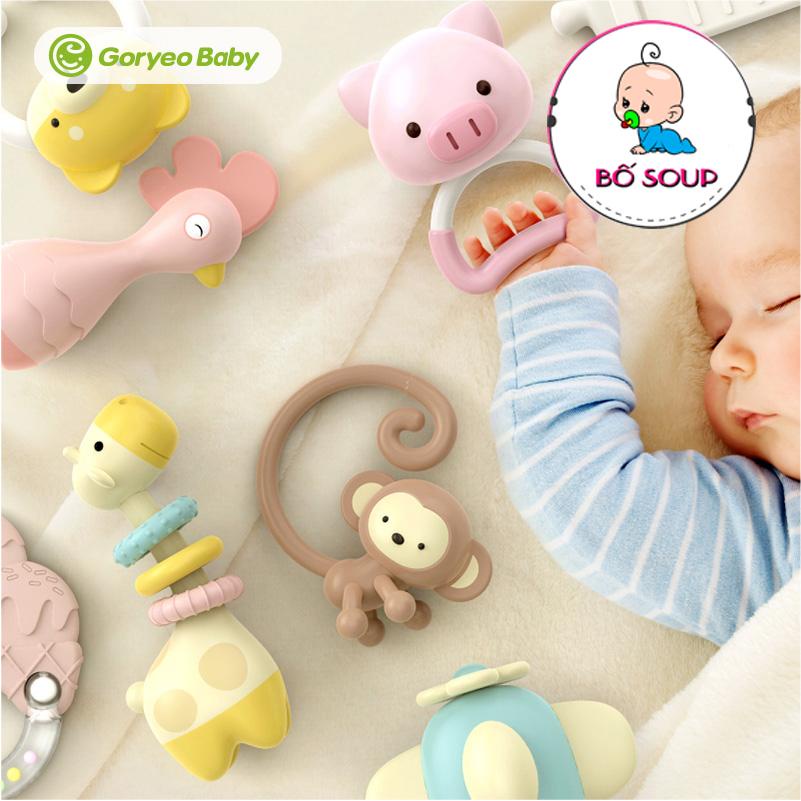 Xúc xắc cho bé Goryeo Baby có nướu ngậm chất liệu nhựa ABS cao cấp an toàn với trẻ sơ sinh Shop Bố Soup