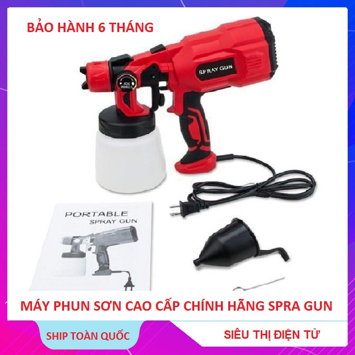 Máy Phun Sơn, Máy Phun Sơn Cầm Tay Cao Cấp Cam Kết Hàng Chính Hãng Spray Gun Nội Địa Trung Quốc