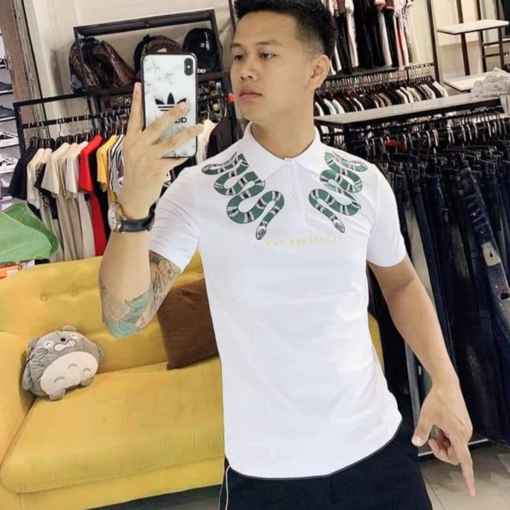 Áo thun nam cổ bẻ cao cấp co giãn 4 chiều chuẩn shop | BigBuy360 - bigbuy360.vn