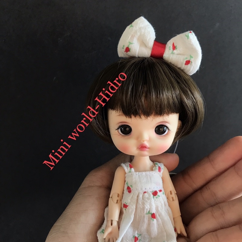 [Hàng có sẵn] Búp bê Head KK HandMade body ob11 kèm wig váy dép