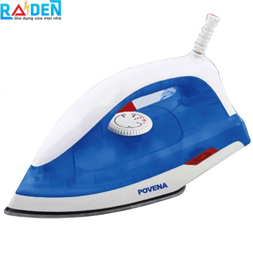 Bàn ủi 1000W Povena PVN-9210 mặt đế phủ chống dính, tự điều chỉnh công suất điện